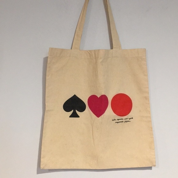 KATE SPADE- We Heart Japan canvas Tote - Picture 1 of 4